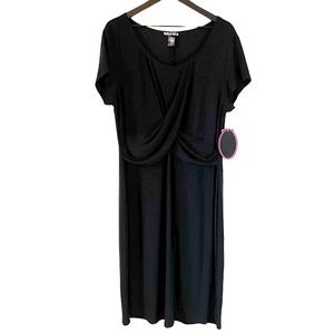Paper Doll NWT Black Short Sleeve Dress Size 2X
